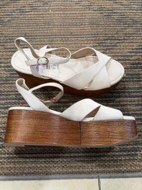 Stuart Weitzman Platform Slingback Sandals